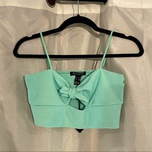 Urban Planet/ReVamped ribbed cropped tank